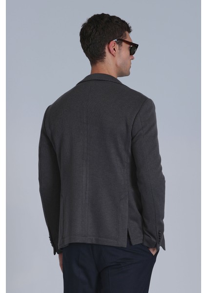 Dor Spor Erkek Blazer Ceket Slim Fit Siyah