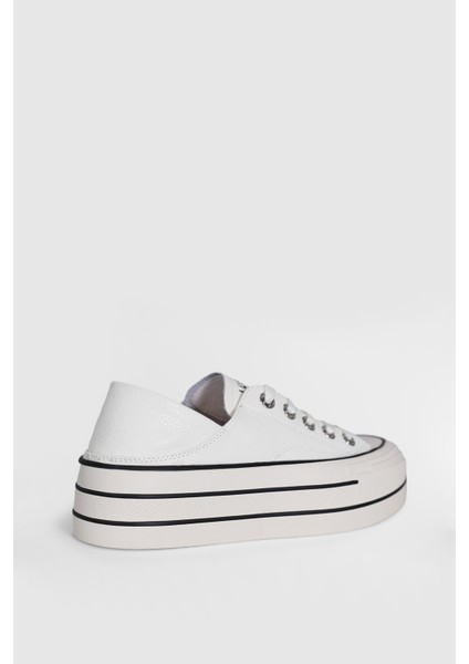 Pamela Beyaz Kadın Sneaker Ayakkabı 121230001