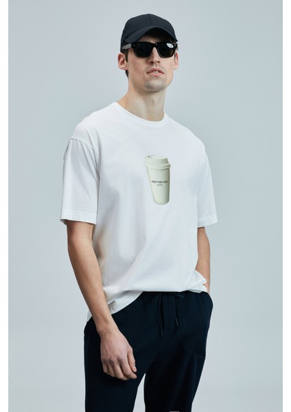 Omen Modern Grafik T- Shirt Siyah