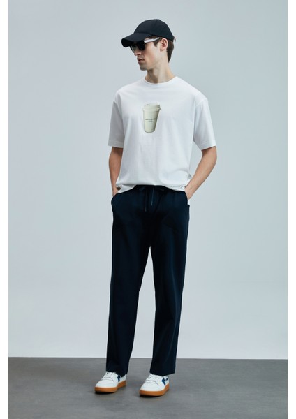 Omen Modern Grafik T- Shirt Siyah