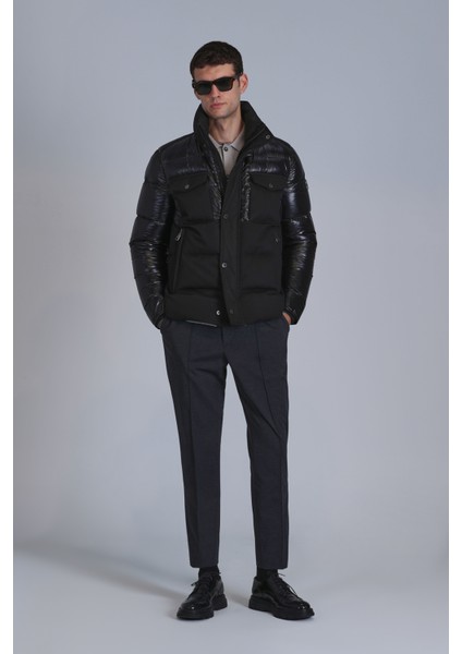 Minimalist Oversize Erkek Kışlık Mont - Günlük Kullanım