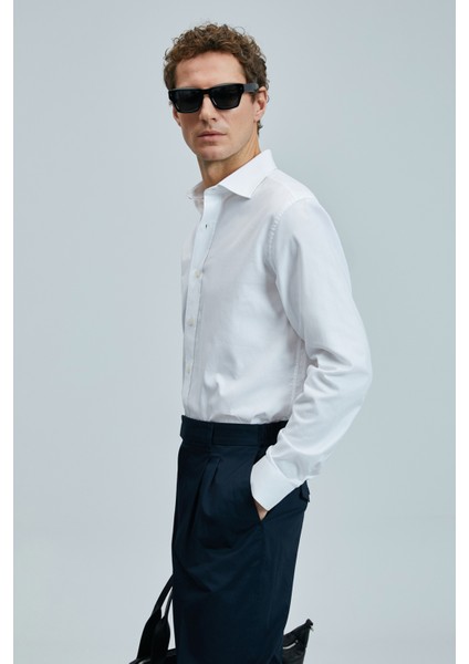 Danıel Erkek Basic Gömlek Regular Fit Gri