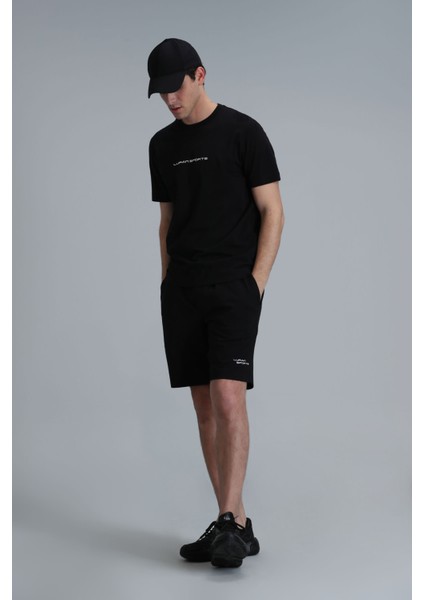 Tony Modern Grafik T- Shirt Siyah