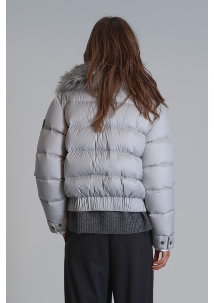 Daısy Kaz Tüyü Kadın Mont Siyah