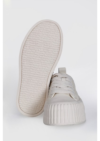 Diana Beyaz Kadın Deri Sneaker Ayakkabı 121230013