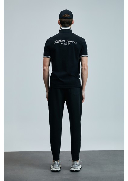 Everes Smart Erkek Polo Tişört Siyah