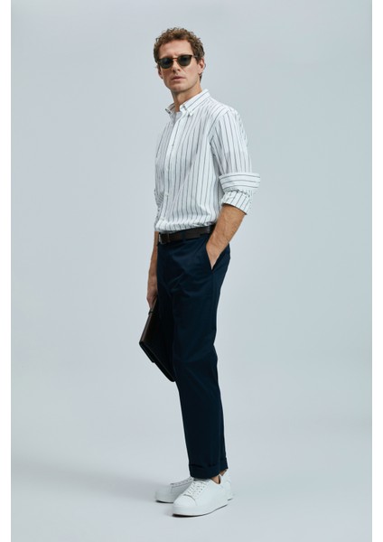 Plus Smart Erkek Chino Pantolon Slim Fit Taş