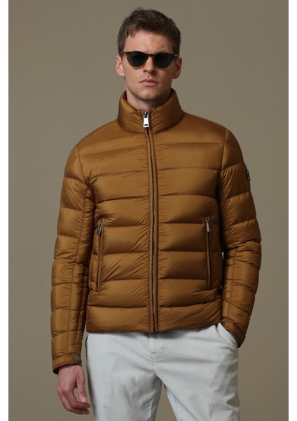 Clow Kaz Tüyü Erkek Mont Taş