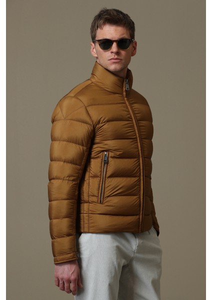 Clow Kaz Tüyü Erkek Mont Taş