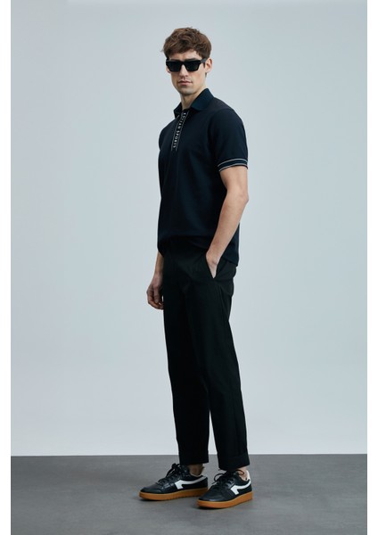 Lord Smart Erkek Polo Tişört Siyah