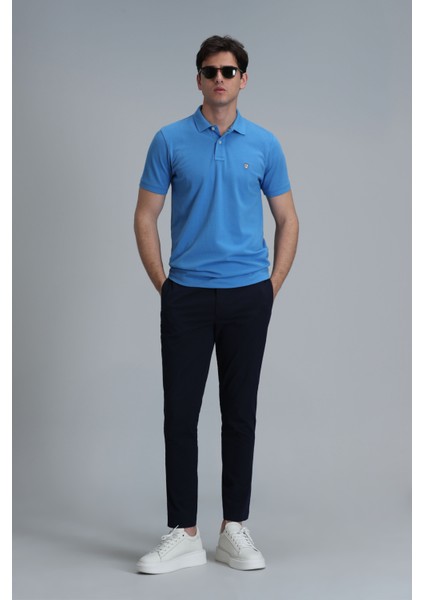 Laon Smart Erkek Polo Tişört Slim Fit Siyah