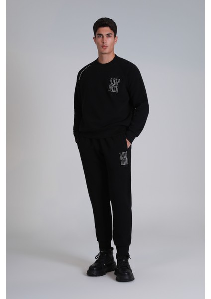 Dıego Erkek Sweatshirt Siyah