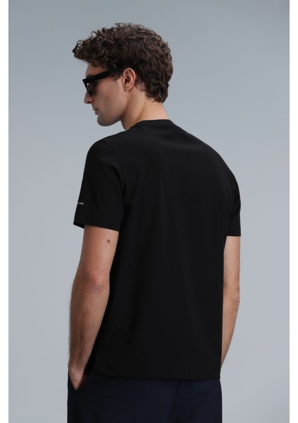 Felıx Modern Grafik T- Shirt Siyah