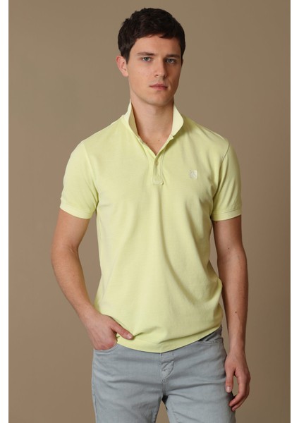 Vernon Spor Polo Yaka Erkek Tişört Lacivert