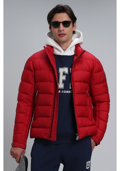 Clow Kaz Tüyü Erkek Mont Taş