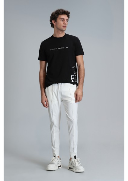 Potter Modern Grafik T- Shirt Siyah