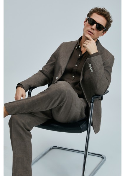 Jaques Spor Erkek Blazer Ceket Slim Fit Lacivert