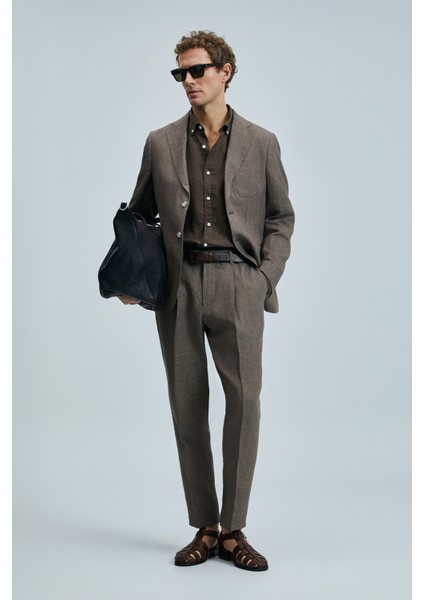 Jaques Spor Erkek Blazer Ceket Slim Fit Lacivert