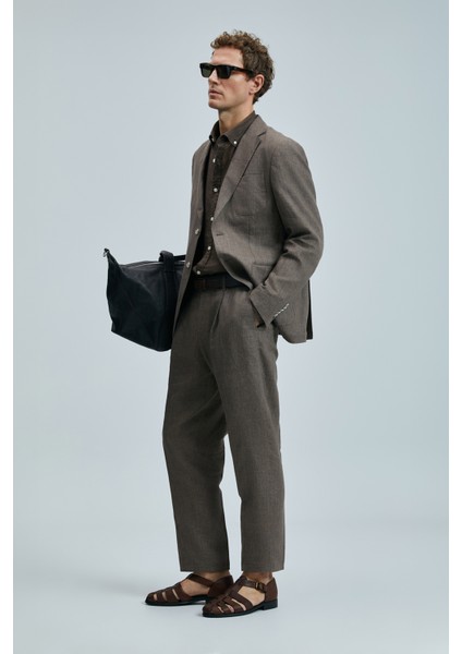 Jaques Spor Erkek Blazer Ceket Slim Fit Lacivert