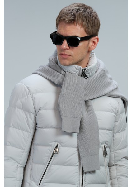 Clow Kaz Tüyü Erkek Mont Taş