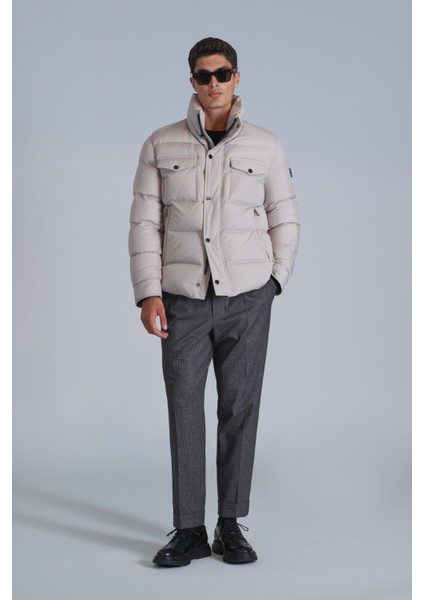 Minimalist Oversize Erkek Kışlık Mont - Günlük Kullanım
