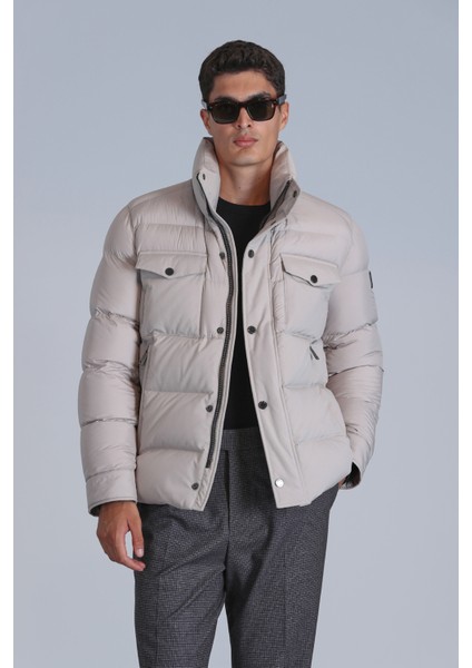 Minimalist Oversize Erkek Kışlık Mont - Günlük Kullanım