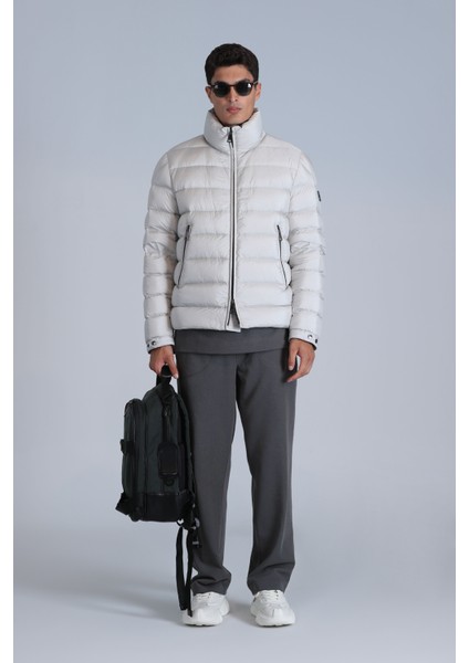 Clow Kaz Tüyü Erkek Mont Siyah