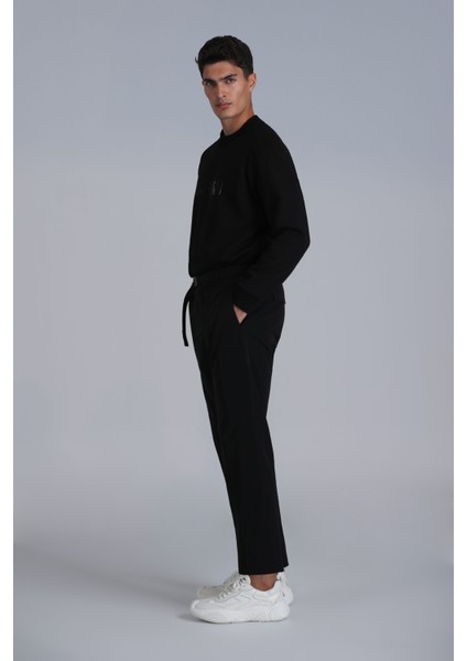 Luther Erkek Sweatshirt Siyah