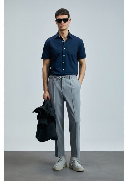 Sımon Smart Erkek Chino Pantolon Slim Fit Siyah