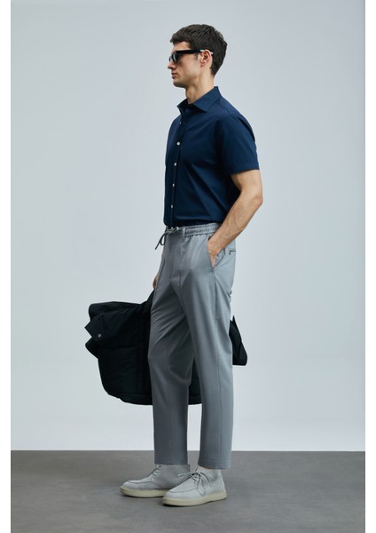 Sımon Smart Erkek Chino Pantolon Slim Fit Siyah