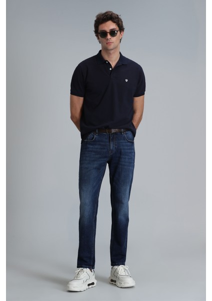 Laon Smart Erkek Polo Tişört Slim Fit Siyah