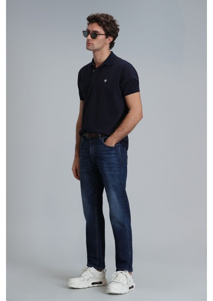 Laon Smart Erkek Polo Tişört Slim Fit Siyah