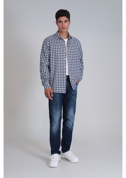 Cedrıc Smart Jean Erkek Pantolon Slim Fit Mavi