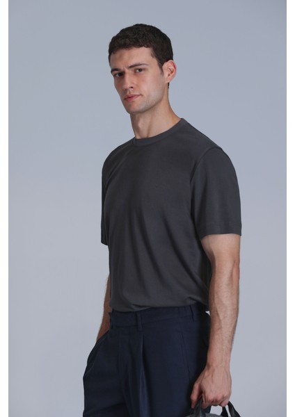 Casa Erkek Basic Tişört Siyah