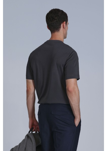 Casa Erkek Basic Tişört Siyah