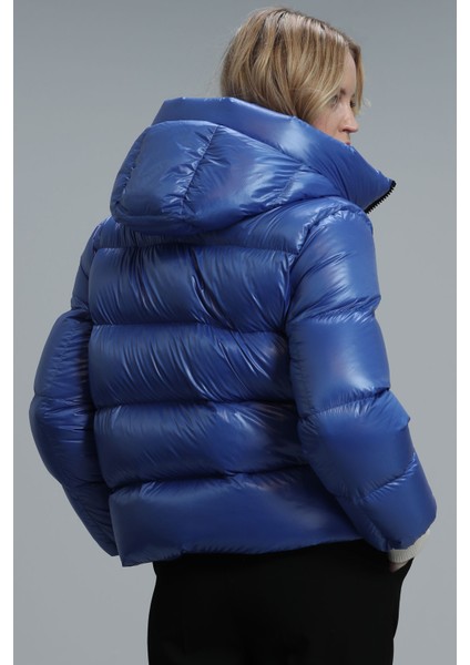 Sun Kaz Tüyü Kadın Mont Siyah