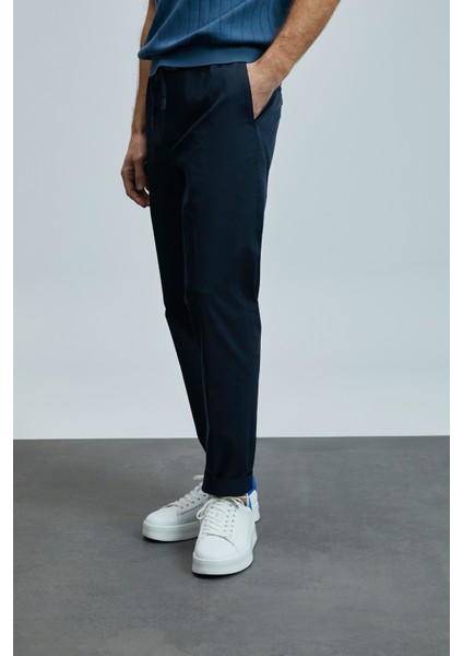 Glen Smart Erkek Chino Pantolon Slim Fit Siyah