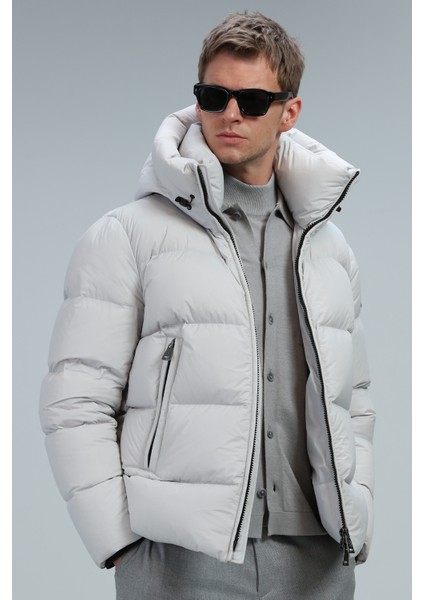 Oversize Minimalist Erkek Kışlık Mont - Regular Fit