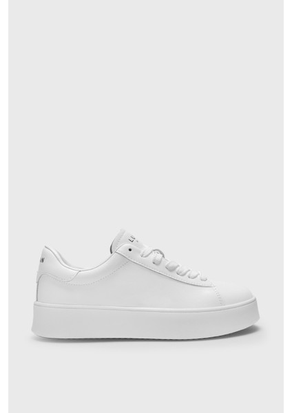 Adel Beyaz Hakiki Deri Kadın Sneaker Ayakkabı 121230052