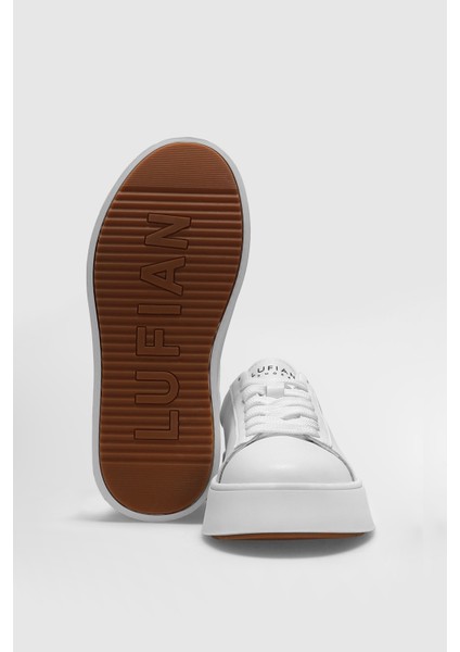 Adel Beyaz Hakiki Deri Kadın Sneaker Ayakkabı 121230052