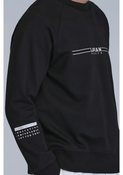 Squıre Erkek Sweatshirt Siyah