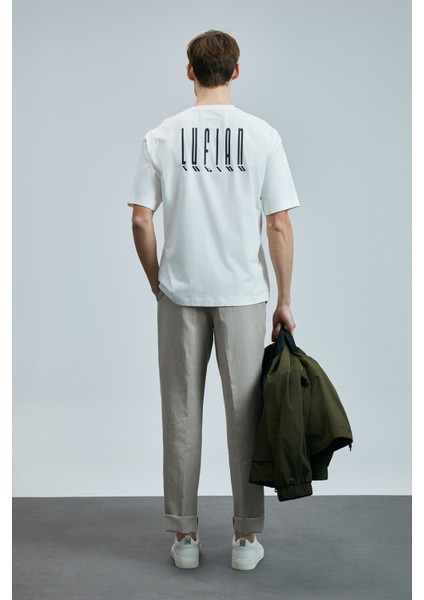 Helıx Modern Grafik T- Shirt Siyah