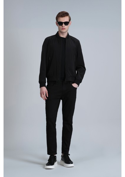 Anton Smart Jean Erkek Pantolon Slim Fit Siyah