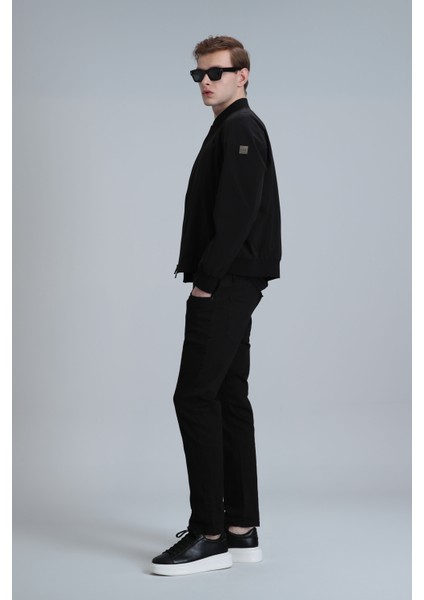 Anton Smart Jean Erkek Pantolon Slim Fit Siyah