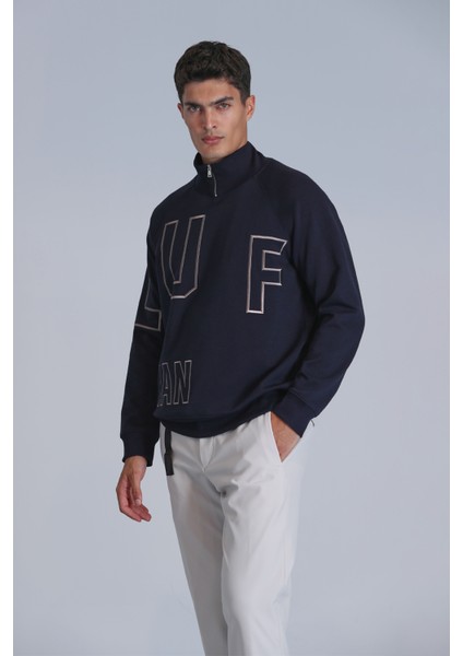 Focus Erkek Sweatshirt Siyah