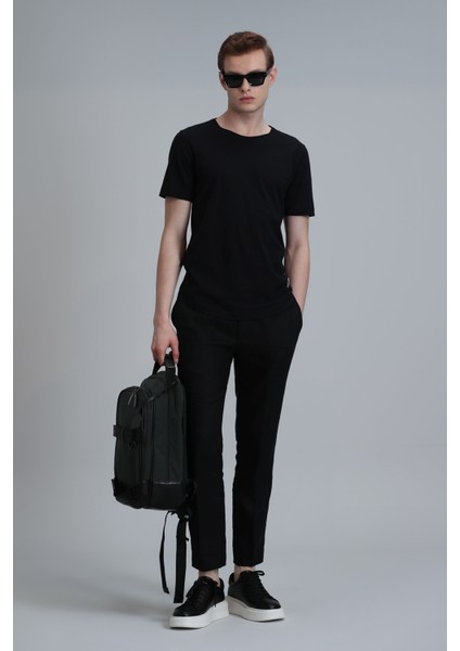 Junya Erkek Basic Tişört Siyah