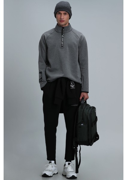 Davın Erkek Sweatshirt Kırık Beyaz