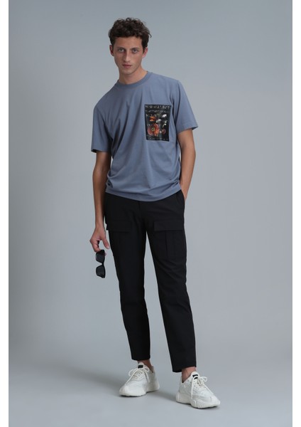 Exotıc Modern Grafik T- Shirt Siyah