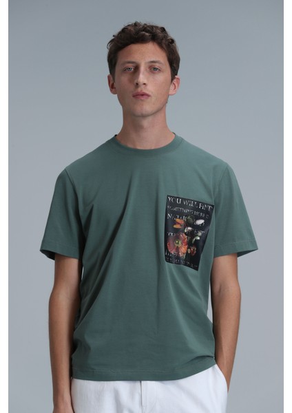 Exotıc Modern Grafik T- Shirt Siyah