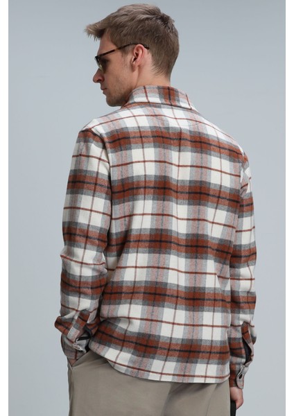 Armas Erkek Basic Gömlek Regular Fit Kiremit